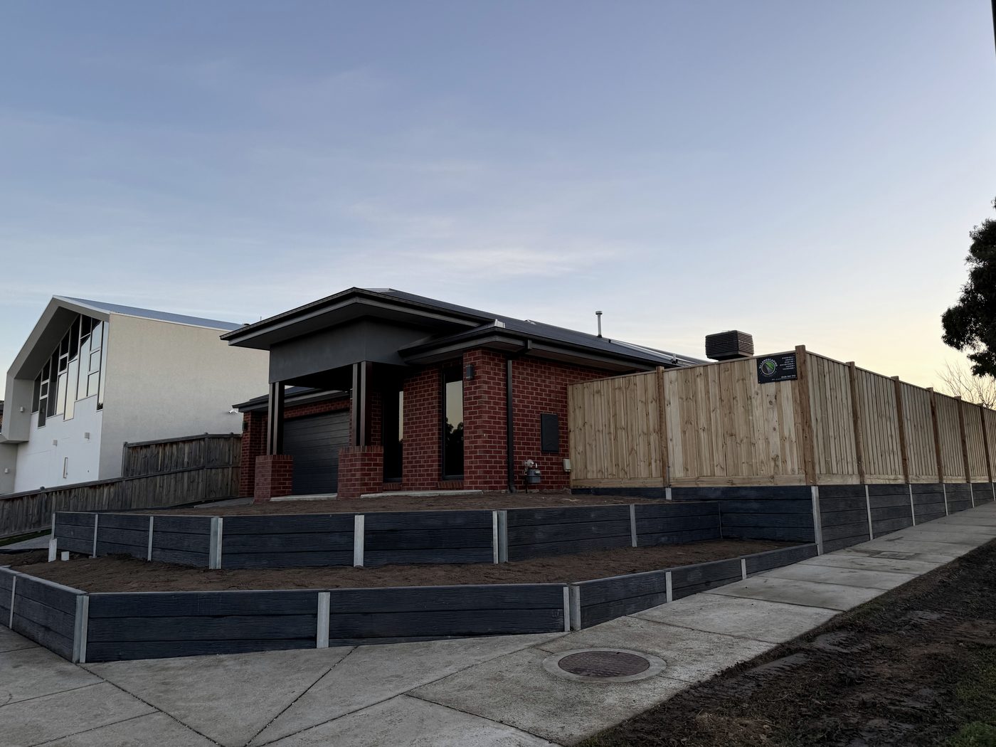 Front landscape build, Surf Coast region